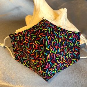 Colorful handmade mask.